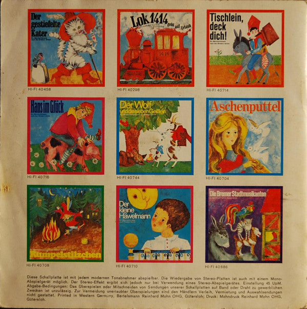 Gebrüder Grimm : König Drosselbart (7", Single, Mono)