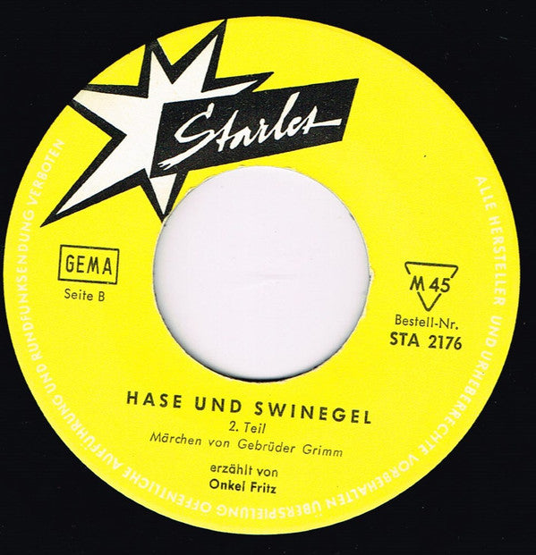 Gebrüder Grimm : Hase Und Swinegel (7", Single)