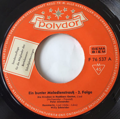 Various : Ein Bunter Melodienstrauß 2. Folge (7", EP, Club, S/Edition)