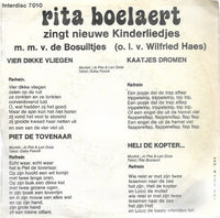 Rita Boelaert m.m.v. De Bosuiltjes : Zingt Nieuwe Kinderliedjes (7", Single)