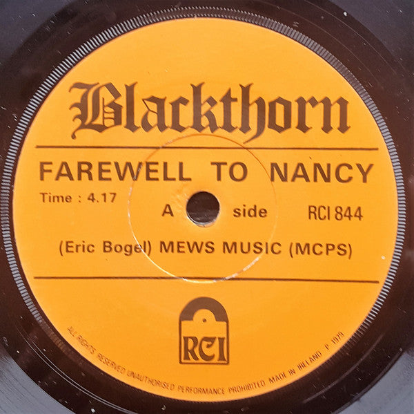 Blackthorn (4) : A Children's Winter (7", Single, Yel)