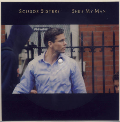 Scissor Sisters : She's My Man (8", Shape, S/Sided, Single, Ltd, Pic, Squ)