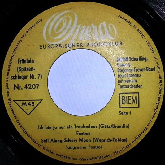 Various : Fräulein (Spitzenschlager Nr. 7) (7", Mono)