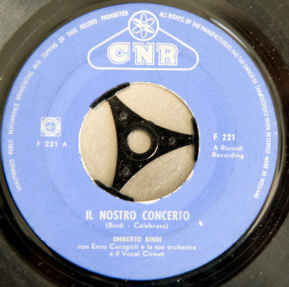 Umberto Bindi : Il Nostro Concerto (7")