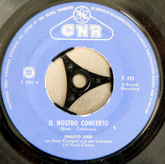 Umberto Bindi : Il Nostro Concerto (7")