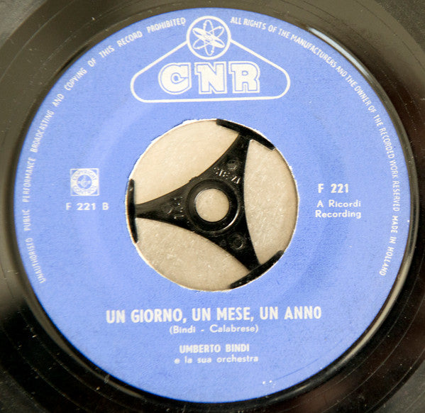 Umberto Bindi : Il Nostro Concerto (7")