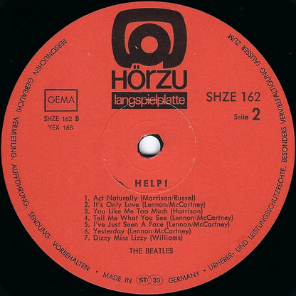 The Beatles : Help! (LP, Album, RE)