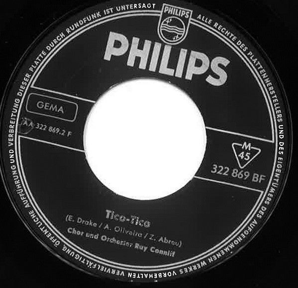 Ray Conniff And His Orchestra & Chorus : Glühwürmchen-Idyll / Tico-Tico (7", Single, Mono)