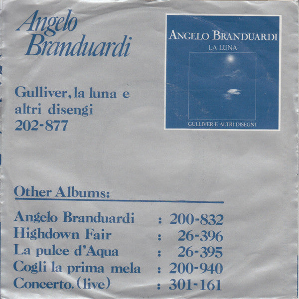 Angelo Branduardi : Gulliver (7", Single)