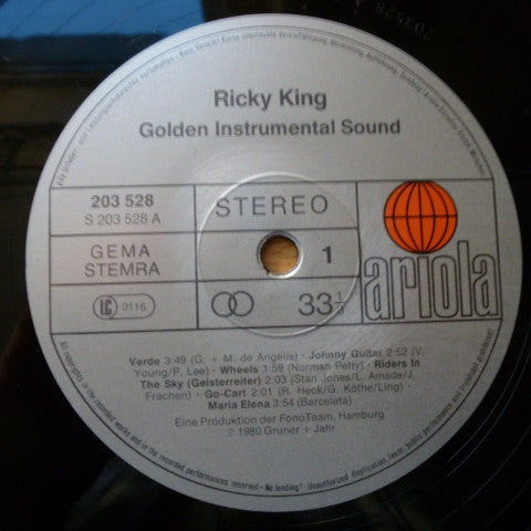 Ricky King : Golden Instrumental Sound (LP, Comp)
