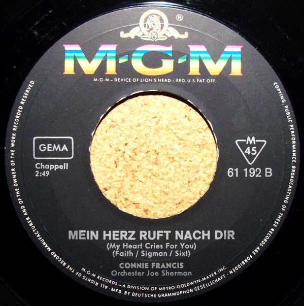 Connie Francis : Du Sagst Goodbye (7", Single, Mono)