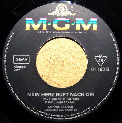 Connie Francis : Du Sagst Goodbye (7", Single, Mono)