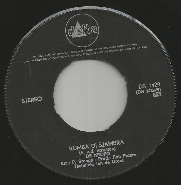 De Kroeg : Kijk Gerust Diep In Mijn Ogen (7")