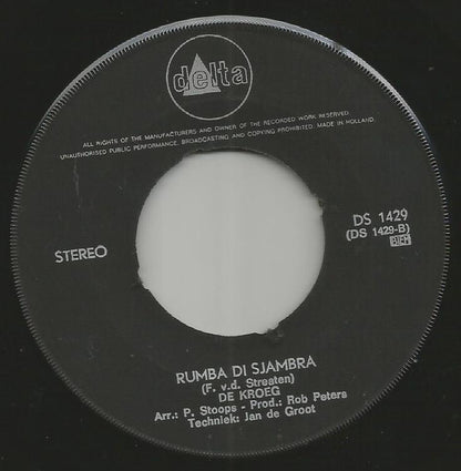 De Kroeg : Kijk Gerust Diep In Mijn Ogen (7")