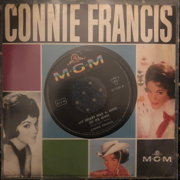 Connie Francis : My Heart Has A Mind Of Its Own (7", Single)