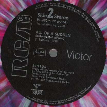 Sensus : All Of A Sudden (12", Maxi, Red)