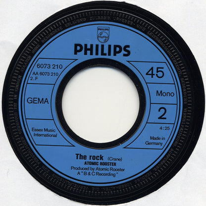 Atomic Rooster : Devil's Answer / The Rock (7", Single, Mono, Inj)