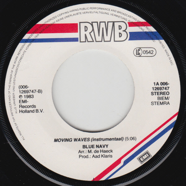 Blue Navy : Moving Waves (7", Single)