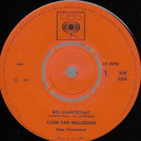 Clem van Malderen : Welvaartstaat / La Novia (7", Single, Kno)