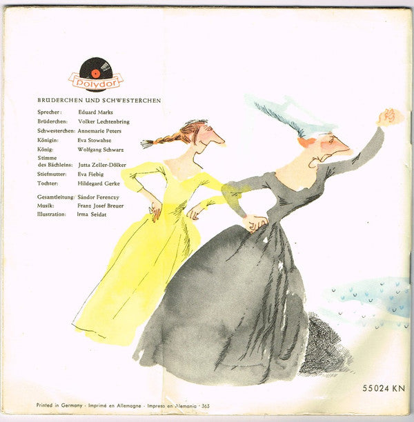 Gebrüder Grimm : Brüderchen Und Schwesterchen (7", Single, Mono, RE)