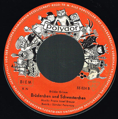 Gebrüder Grimm : Brüderchen Und Schwesterchen (7", Single, Mono, RE)