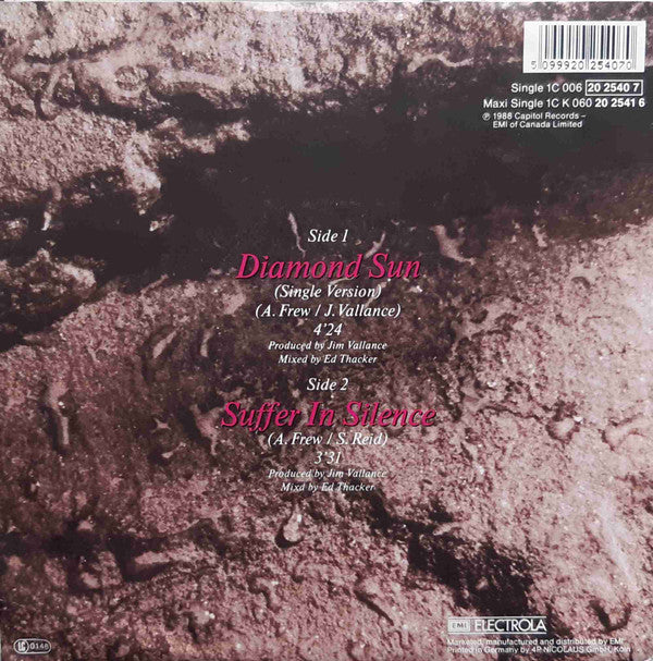 Glass Tiger : Diamond Sun (7", Single)