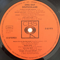 Sing Out Deutschland : Ein Hoch auf die Menschen - Die Größte Folk-Beat-Show Deutschlands  (LP, Album)
