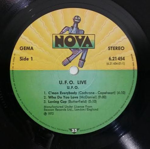 UFO (5) : Live (LP, Album, RE)