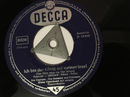 Ivo Carraro : Come Prima / Ich Bin Der König Auf Meiner Insel (7", Single, Mono)