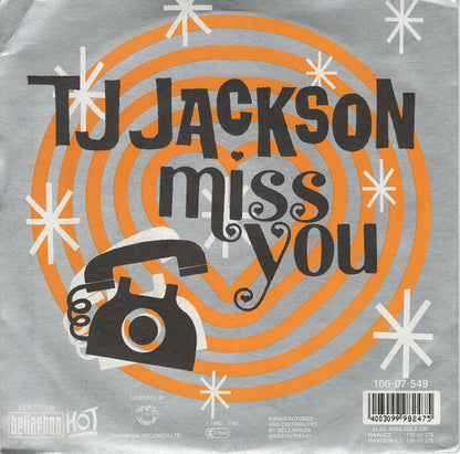 T J Jackson : Miss You (7", Single)