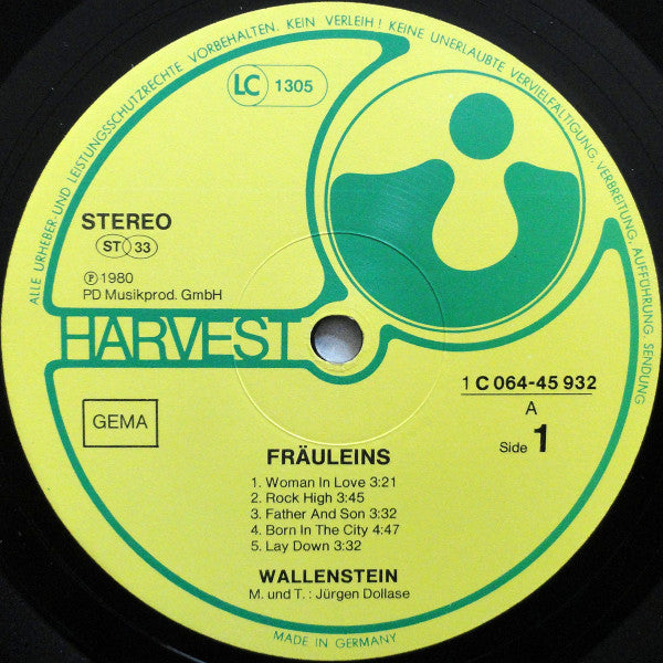 Wallenstein : Fräuleins (LP, Album)