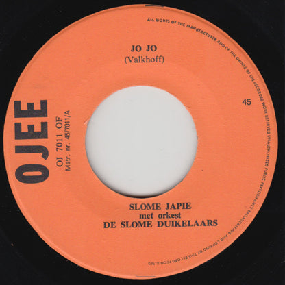Slome Japie : Jo Jo / An Me Nooit Niet ! (7", Single)