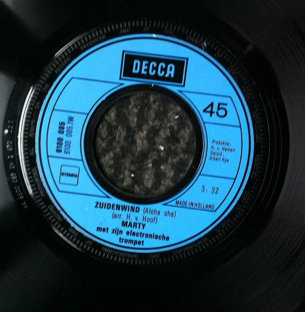 Marty Schreijenberg : Zuidenwind (7", Single)