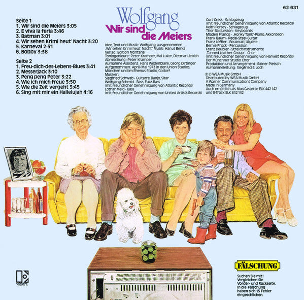 Wolfgang Hofer : Wir Sind Die Meiers (LP, Album, Club)