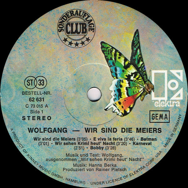 Wolfgang Hofer : Wir Sind Die Meiers (LP, Album, Club)
