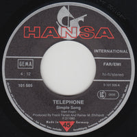 Telephone (3) : Simple Song (7", Single)