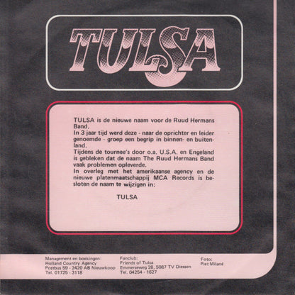 Tulsa (3) : Baby, Don't Go (7", Single)