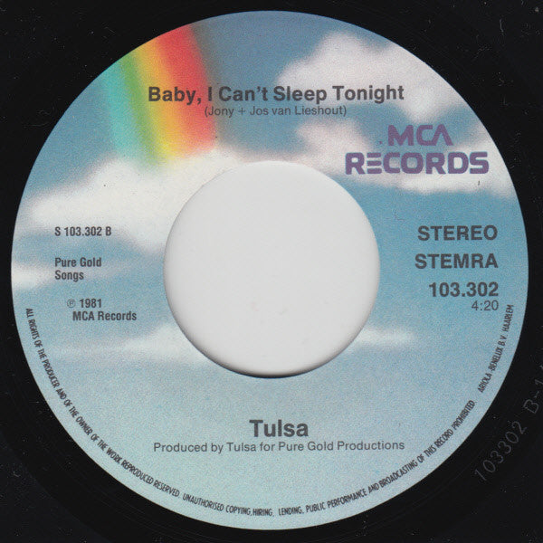 Tulsa (3) : Baby, Don't Go (7", Single)