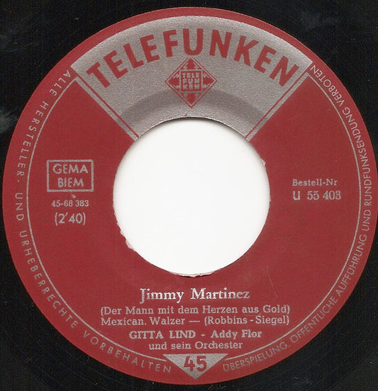 Gitta Lind : Highland-Pipers-Doodle-Band (Sonntags In Glasgow) (7", Single)