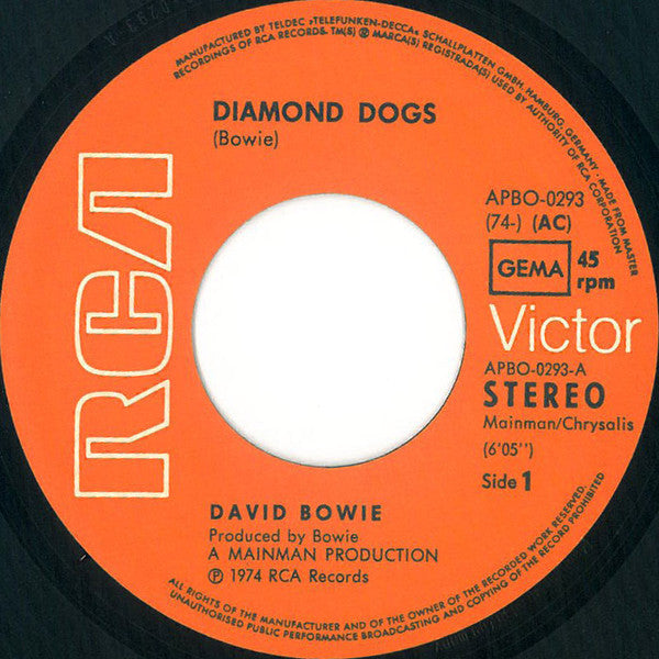 Bowie* : Diamond Dogs (7", Single)