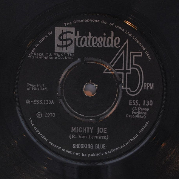 Shocking Blue : Mighty Joe (7", Single)
