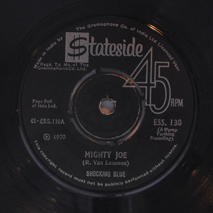 Shocking Blue : Mighty Joe (7", Single)