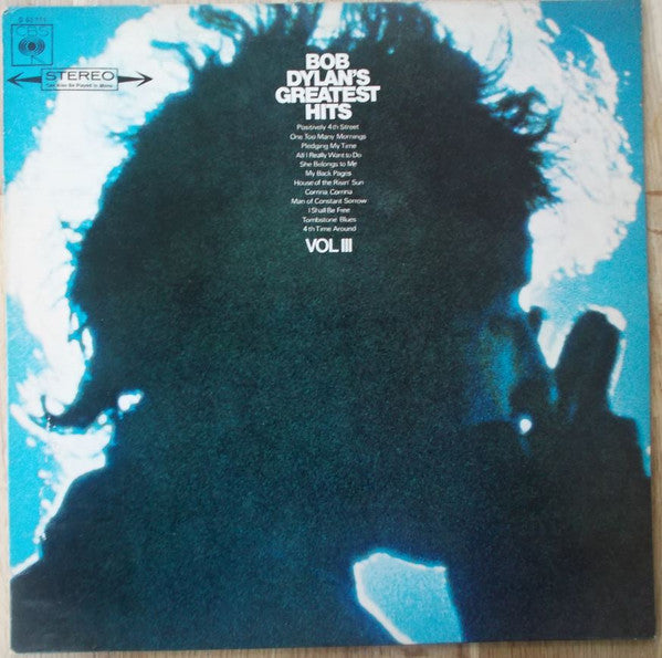 Bob Dylan : Bob Dylan's Greatest Hits Vol III (LP, Comp, RE)