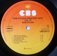 Bob Dylan : Bob Dylan's Greatest Hits Vol III (LP, Comp, RE)
