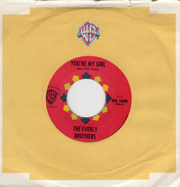 Everly Brothers : You're My Girl (7", Single)