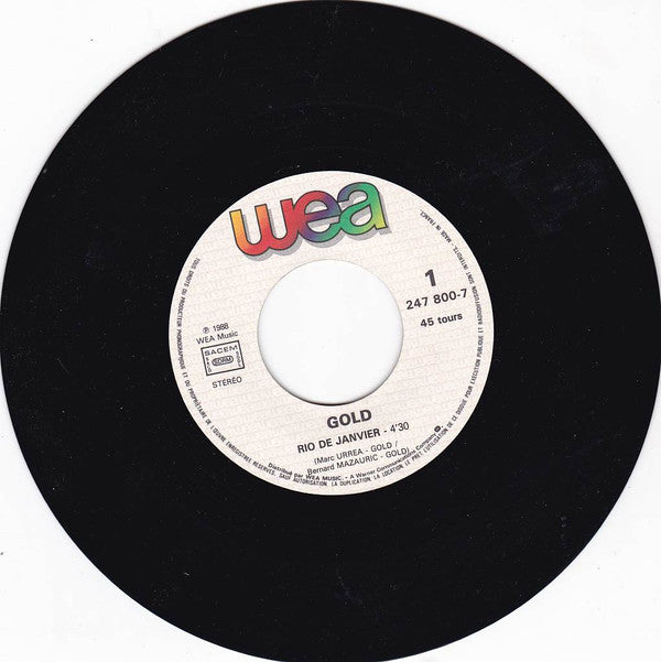 Gold (3) : Rio De Janvier (7", Single)