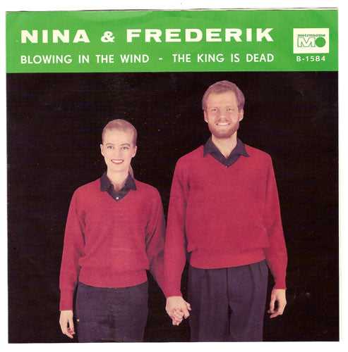 Nina & Frederik : Blowin' In The Wind (7")