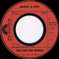 Manuel (9) & Pony (3) : Das Lied Von Manuel (7", Single, Inj)