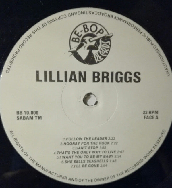 Lillian Briggs : The Rockin-Boppin Ladies Presents - Lillian Briggs (vol. 3) (LP, Comp)