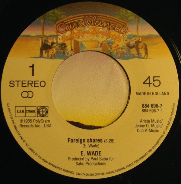E. Wade : Foreign Shores (7", Single)